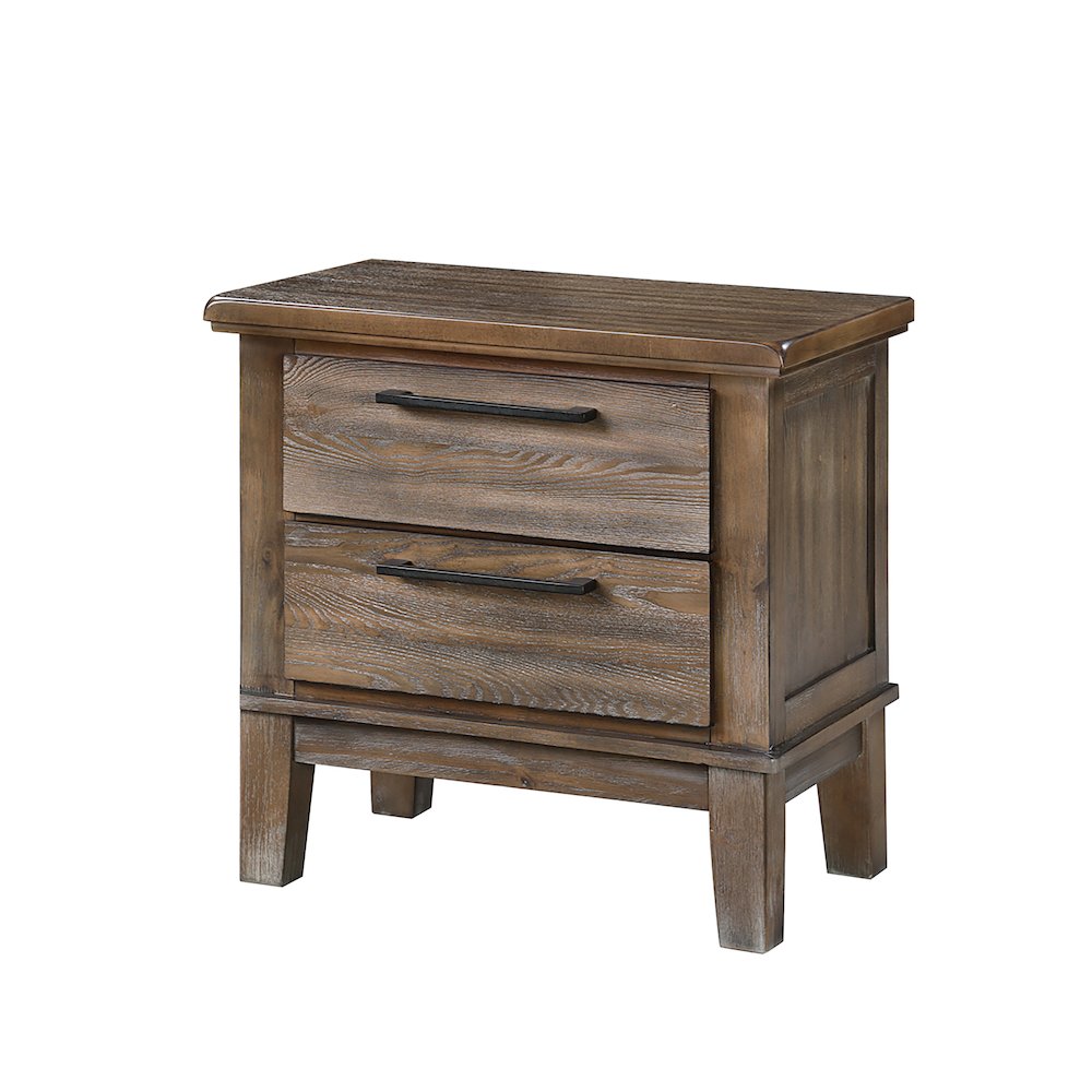 Cagney 3-Pc Wood Bedroom Set with Dresser in Vintage. Picture 2