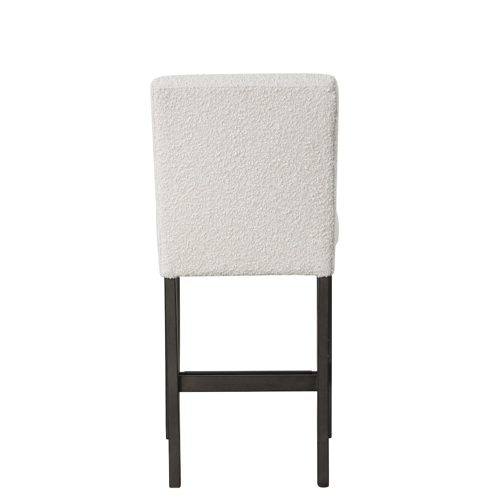 High Line Upholstered Counter Chair (Set of 2), White. Picture 6