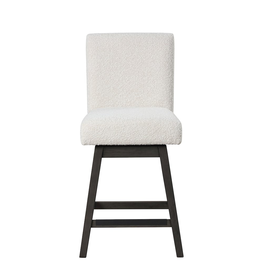 High Line Swivel Counter Chair (Set of 2), White. Picture 4