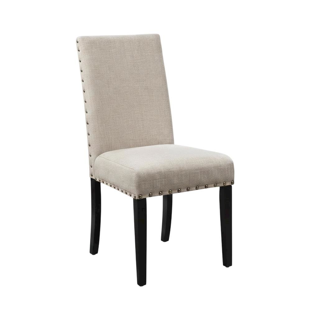 Solid Wood Dining Chairs for Kitchen Table and Dining Room, Beige, Set of 6. Picture 3