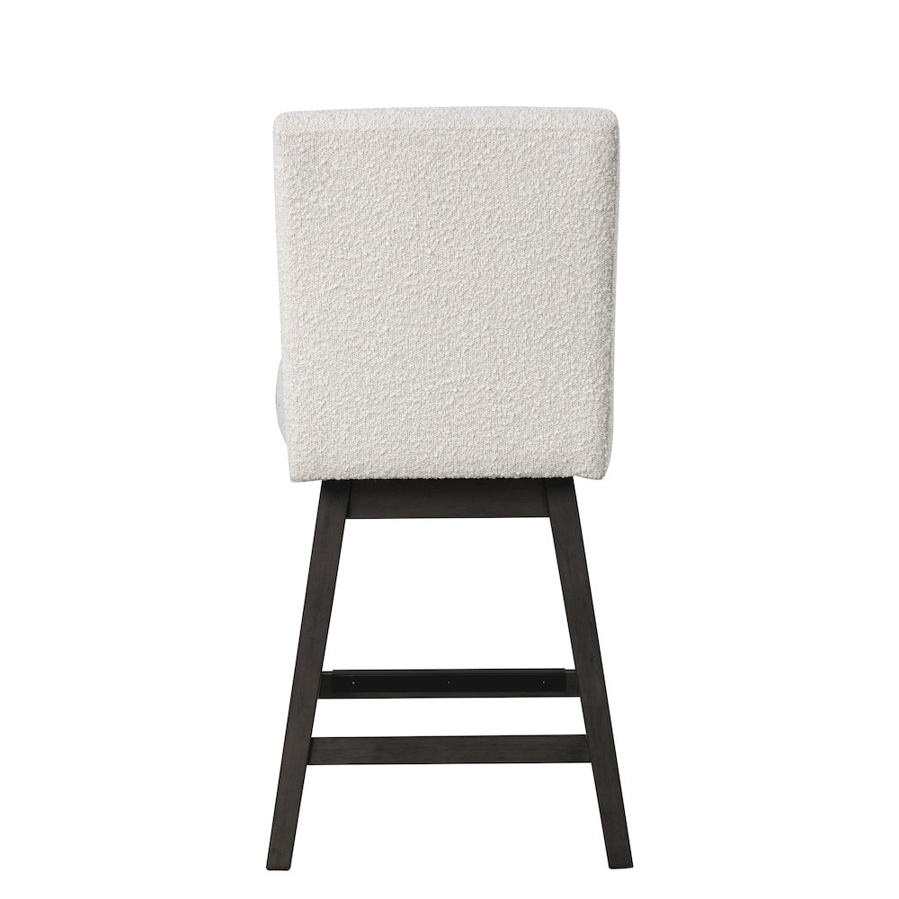 High Line Swivel Counter Chair (Set of 2), White. Picture 6