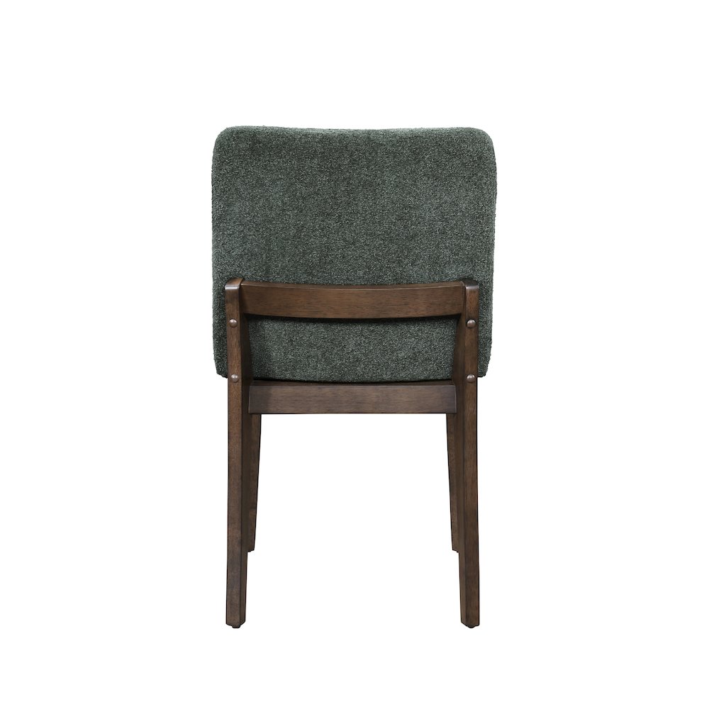 Kody Fabric Upholstered Dining Chair in Green (Set of 2). Picture 5