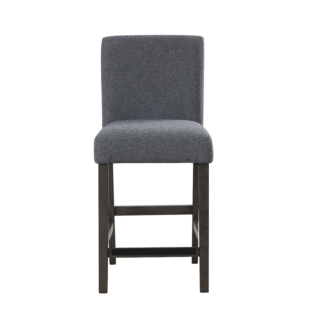 High Line Upholstered Counter Chair (Set of 2), Gray. Picture 4