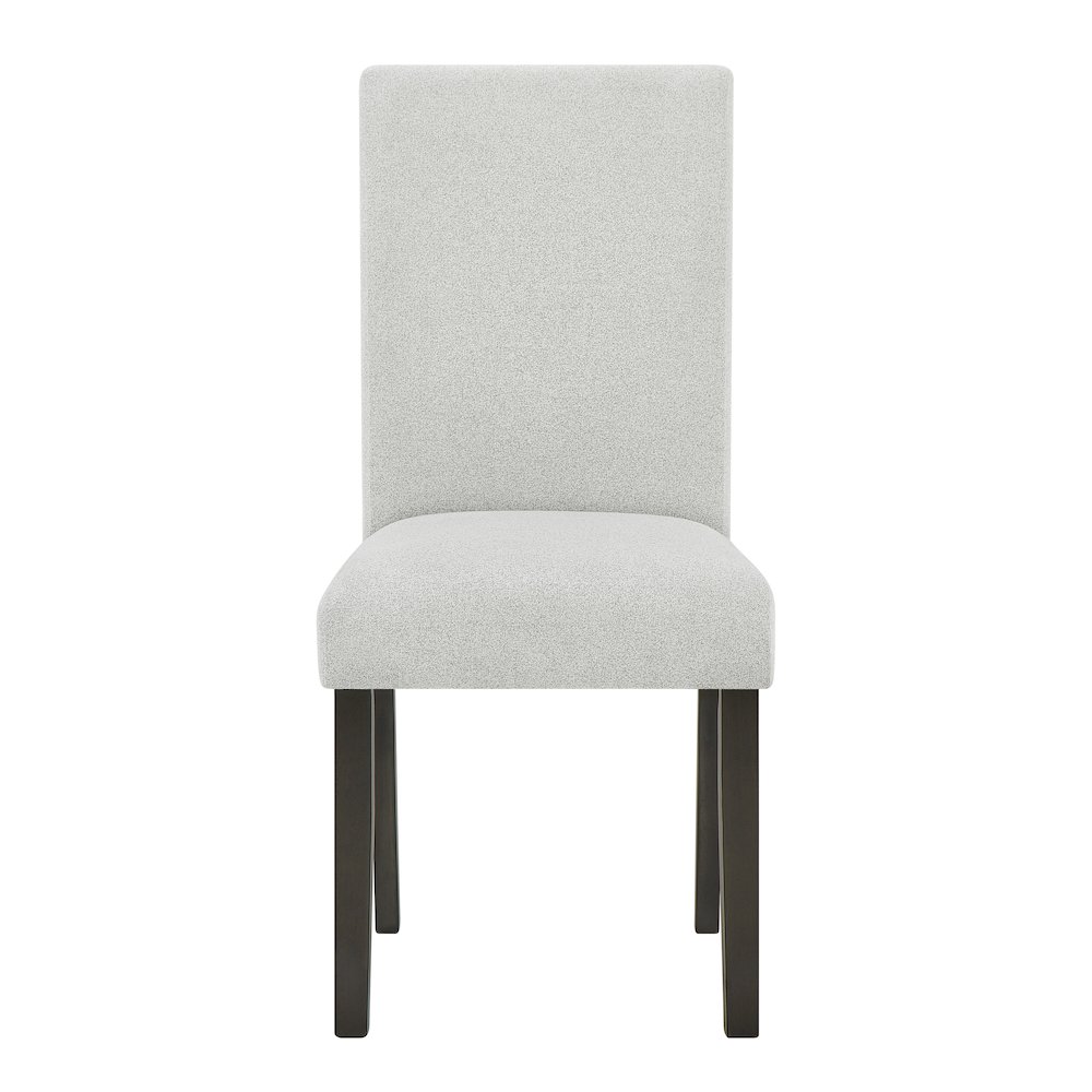 Carissa 6-Piece Wood Rectangle Dining Set in Stone. Picture 8
