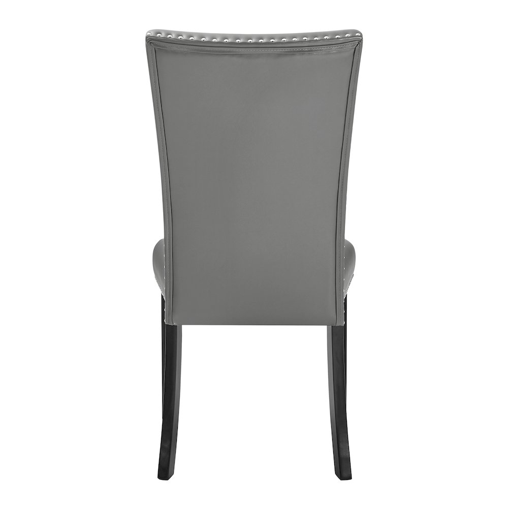 Lyra Wood Dining Chair (Set of 2), Gray. Picture 5
