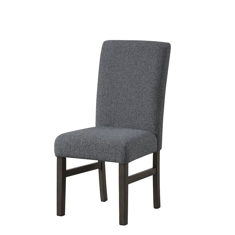 High Line Upholstered Dining Chair (Set of 2), Gray. Picture 3