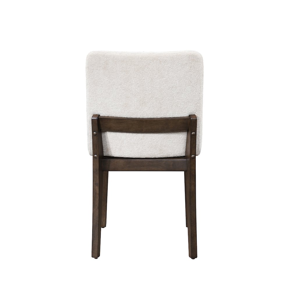 Kody Fabric Upholstered Dining Chair in Beige (Set of 2). Picture 5