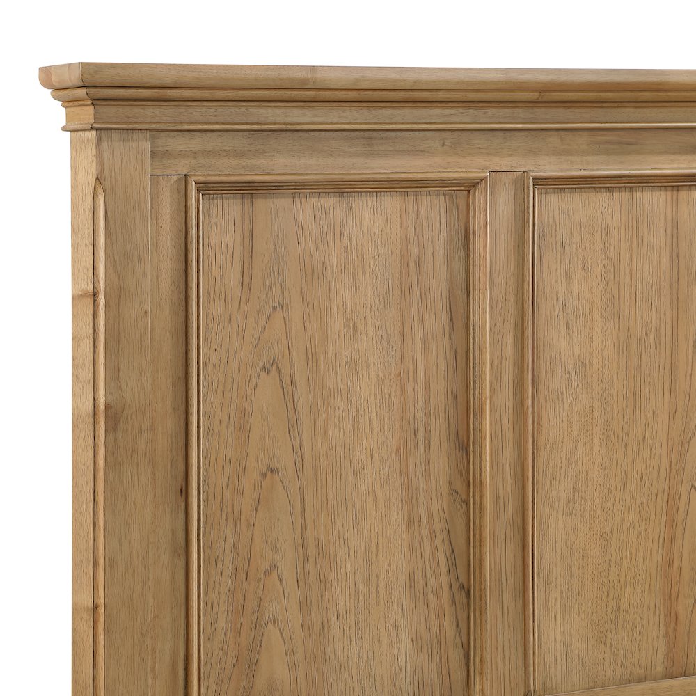 Sunstone Wood Full Size Panel Bed in Natural. Picture 7