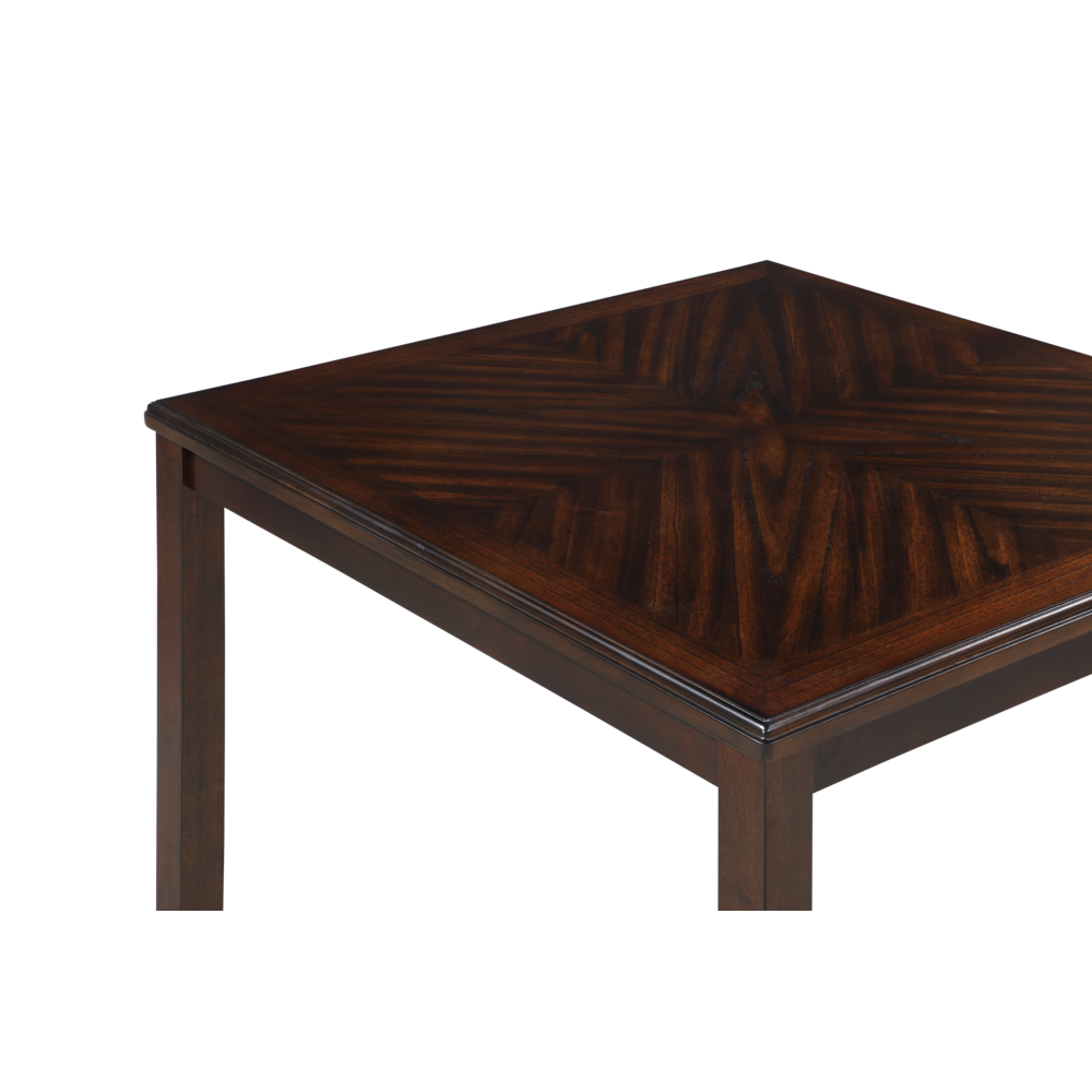 Furniture Gia 5-Piece Transitional Wood Counter Set in Cherry. Picture 7