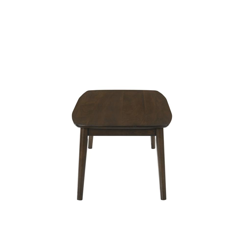 Felix 3-Piece Wood Coffee Table Set with 2 End Tables in Dark Walnut. Picture 4
