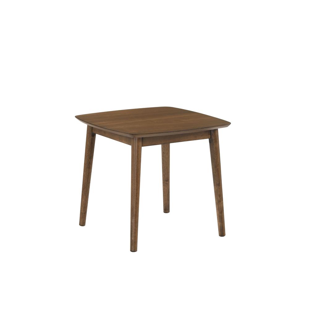 Felix 3-pc Wood Coffee Table Set with 2 End Tables in Natural Walnut. Picture 6
