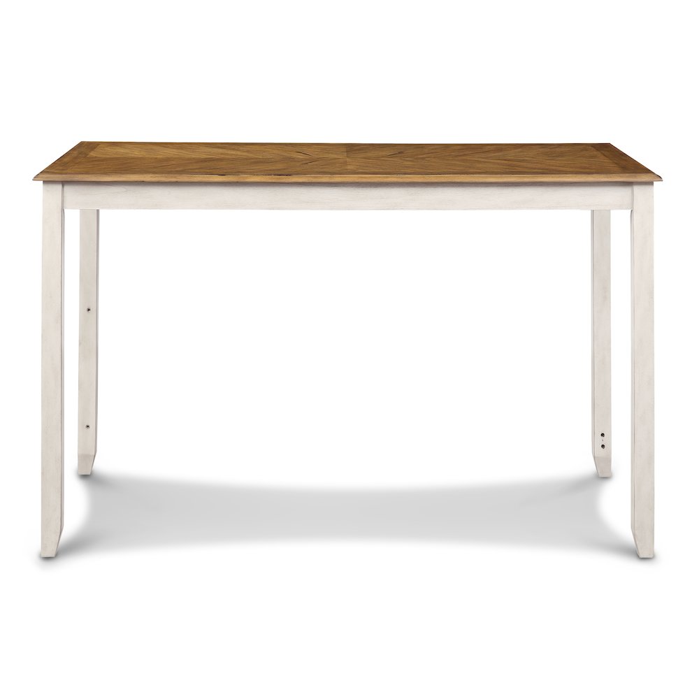 Amy 5 Pc 60" Counter Storage Table+Chairs- Bisque/Brown. Picture 4