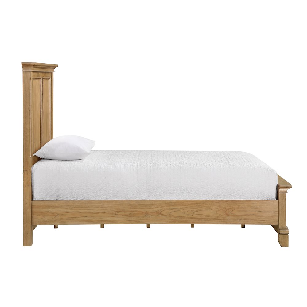 Sunstone Wood Twin Size Panel Bed in Natural. Picture 4