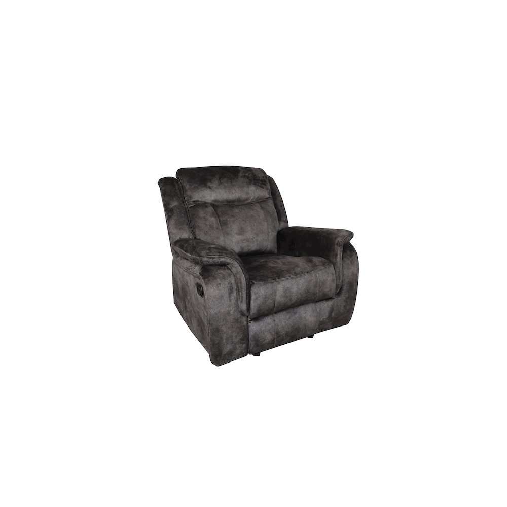 Park City 3-Piece Fabric Manual Living Room Set, Slate. Picture 2