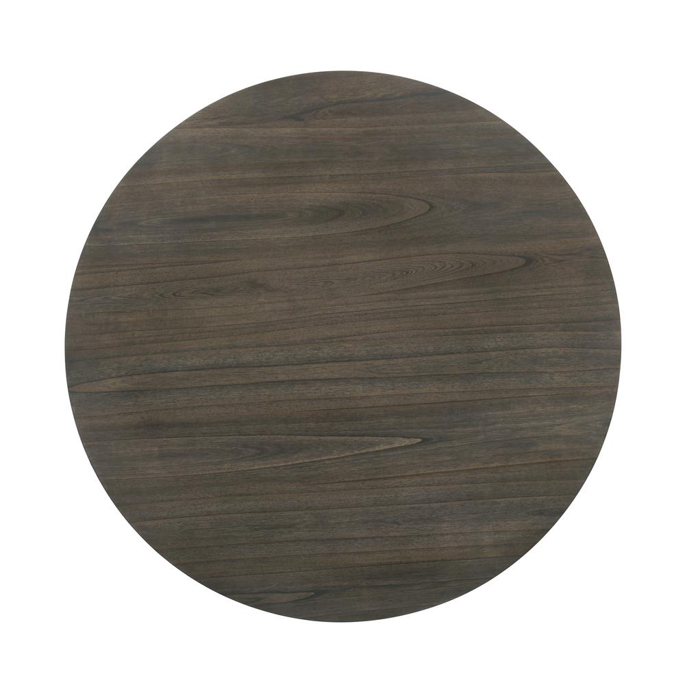 Maisie Round Table-White/Brown. Picture 2