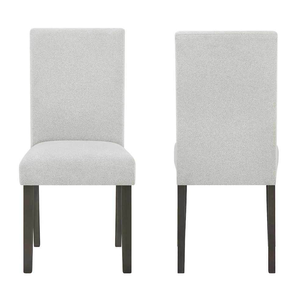 Carissa 7-Piece Wood Rectangle Dining Set in Stone. Picture 12
