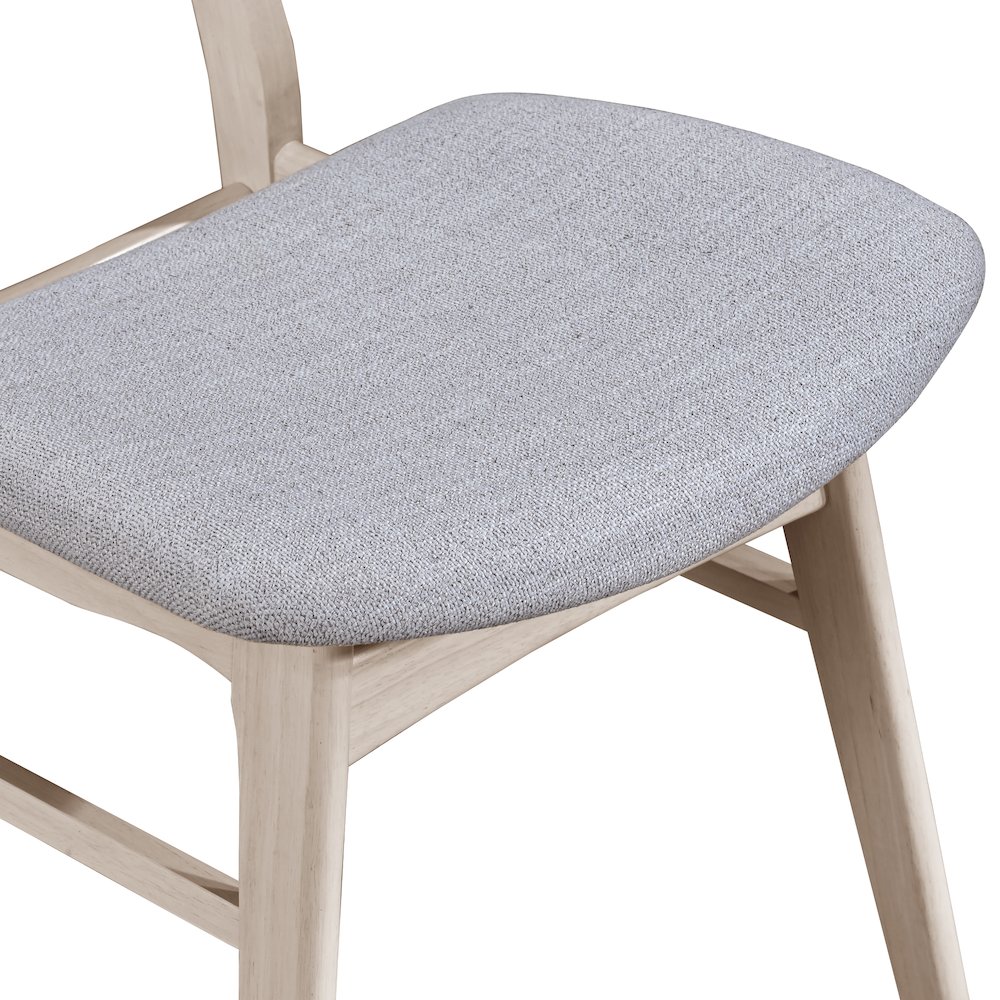 Oscar 7-piece Wood Dining Set, White Ash. Picture 11