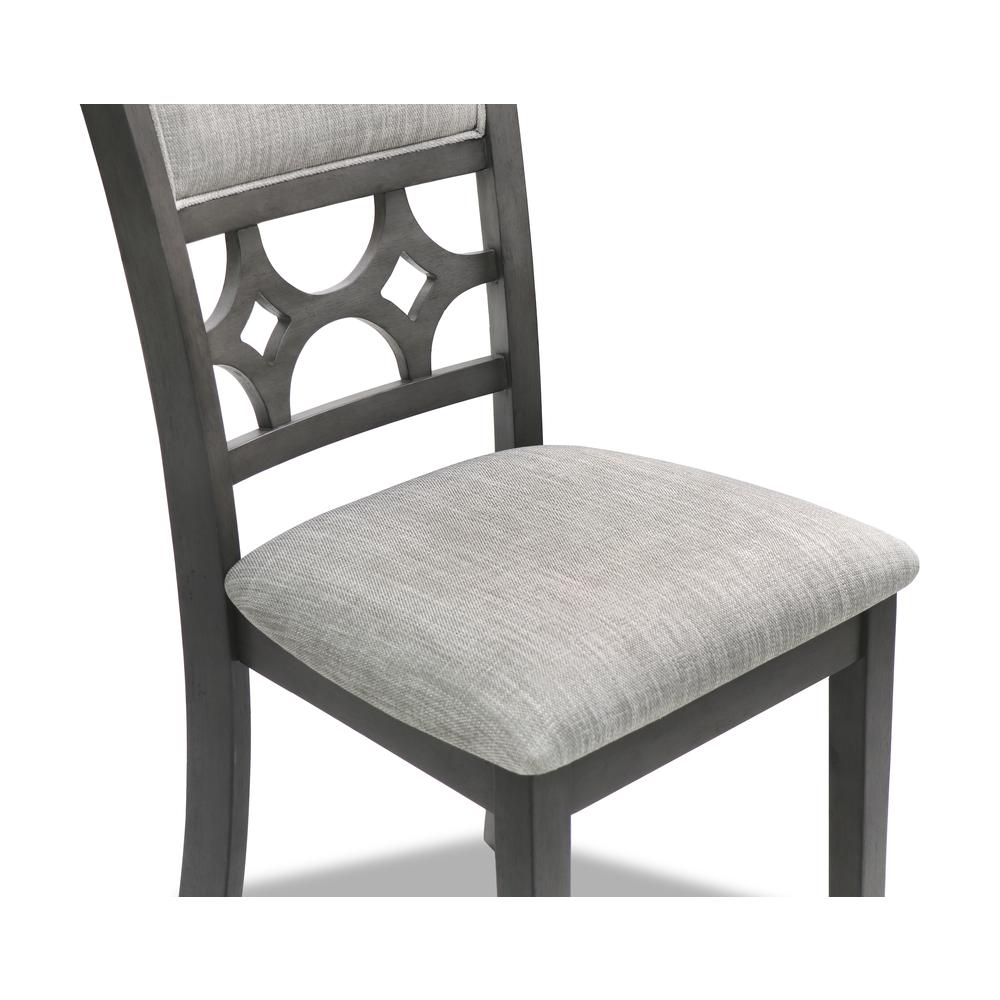 Furniture Mitchell 5-Piece Transitional Wood Counter Set in Gray. Picture 2
