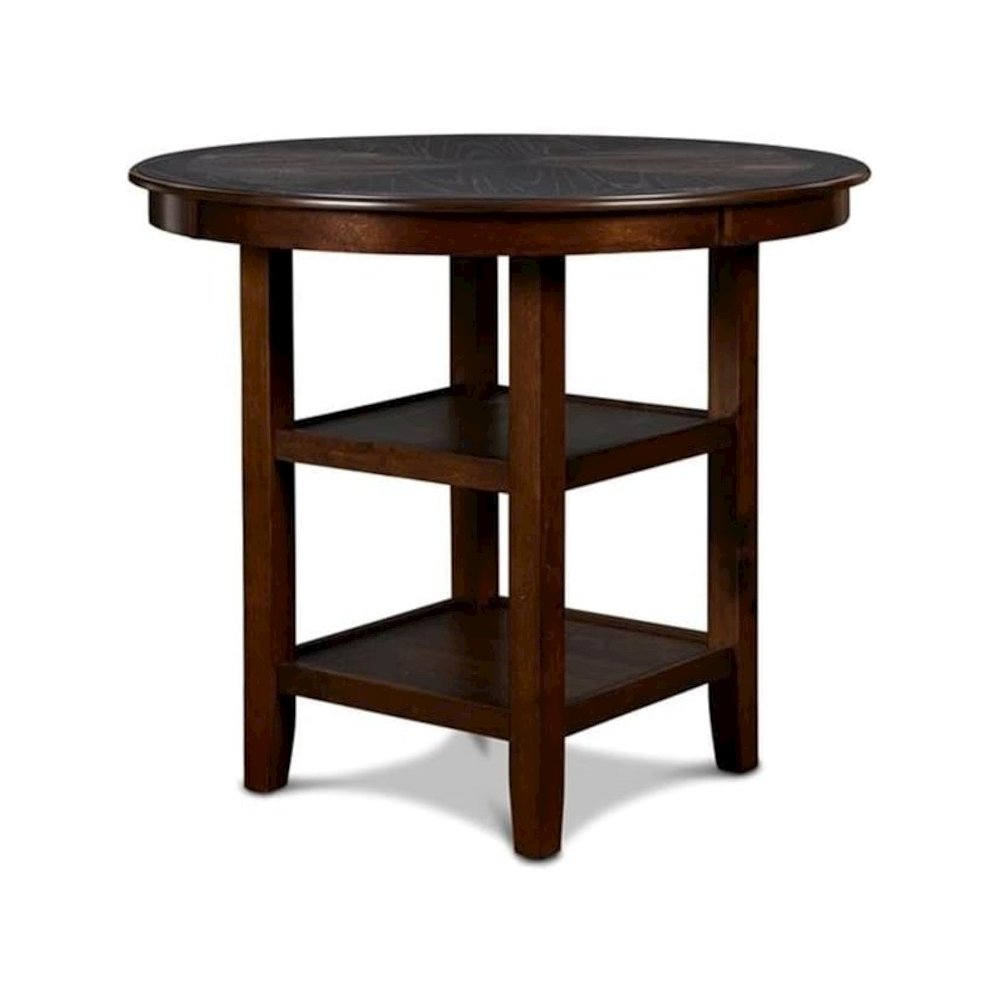 Gia 5-Piece Transitional Wood Dining Set in Cherry. Picture 5