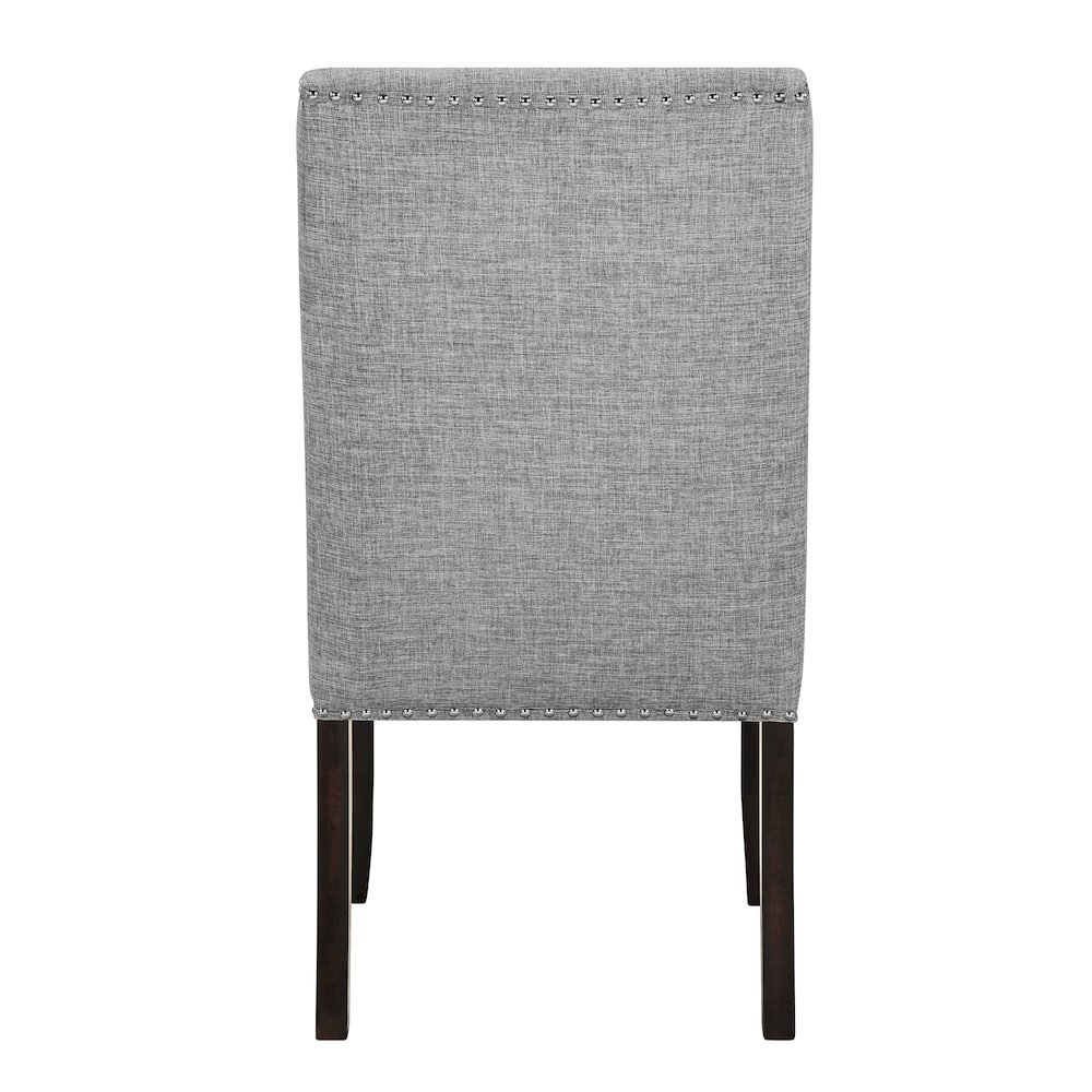 Faust 7-Piece Wood Adjustable Dining Table Set in Gray. Picture 12