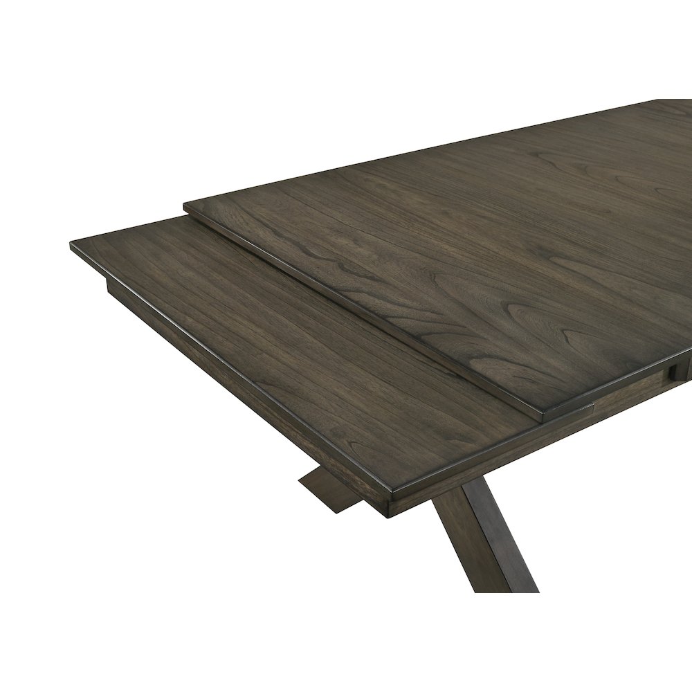 Gulliver Wood Rectangle Dining Table in Brown. Picture 9