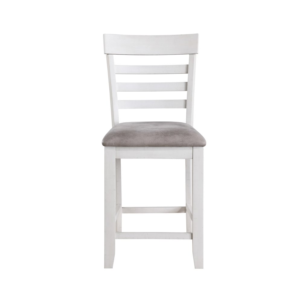 Richland 5-Piece Wood Dining Set in Stonewash Gray. Picture 11