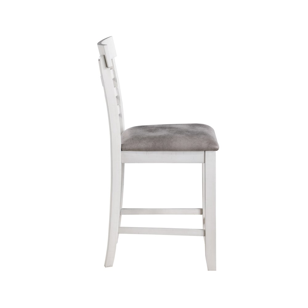 Richland 5-Piece Wood Dining Set in Stonewash Gray. Picture 12