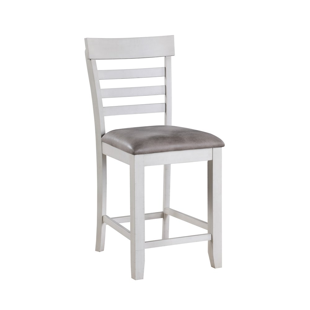 Richland 5-Piece Wood Dining Set in Stonewash Gray. Picture 10