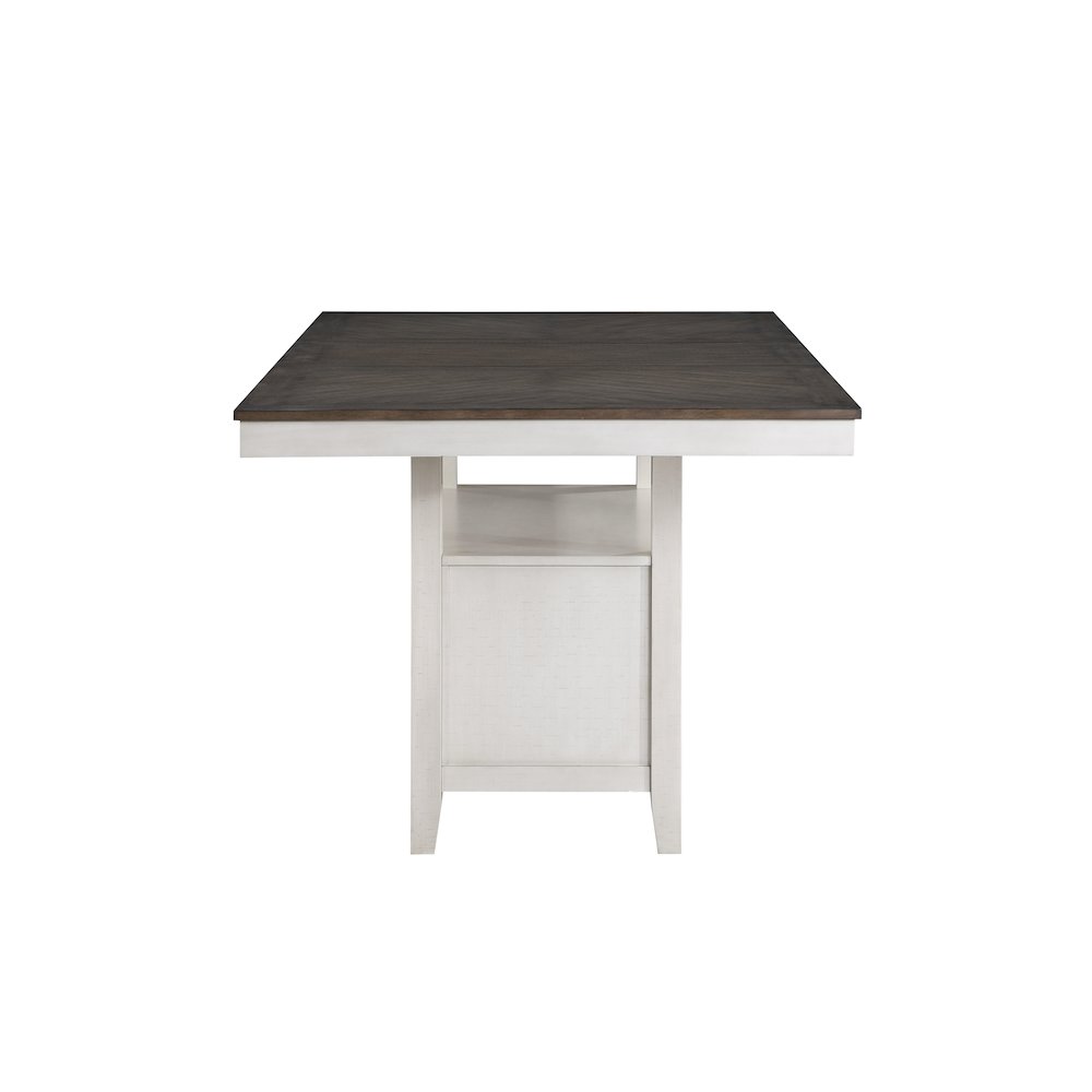 Richland Wood Dining Table in Stonewash Gray. Picture 5