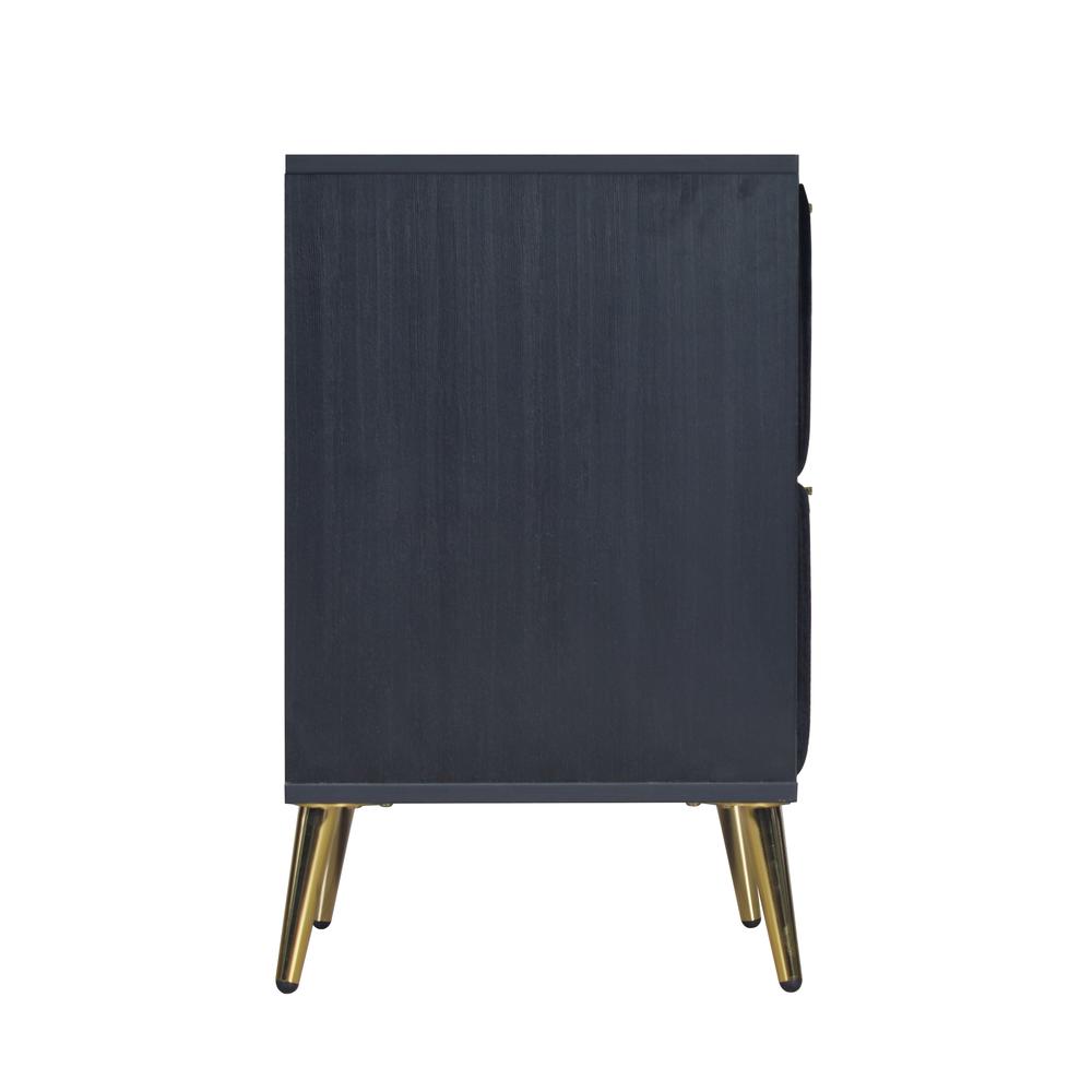 Kailani Nightstand- Black. Picture 3