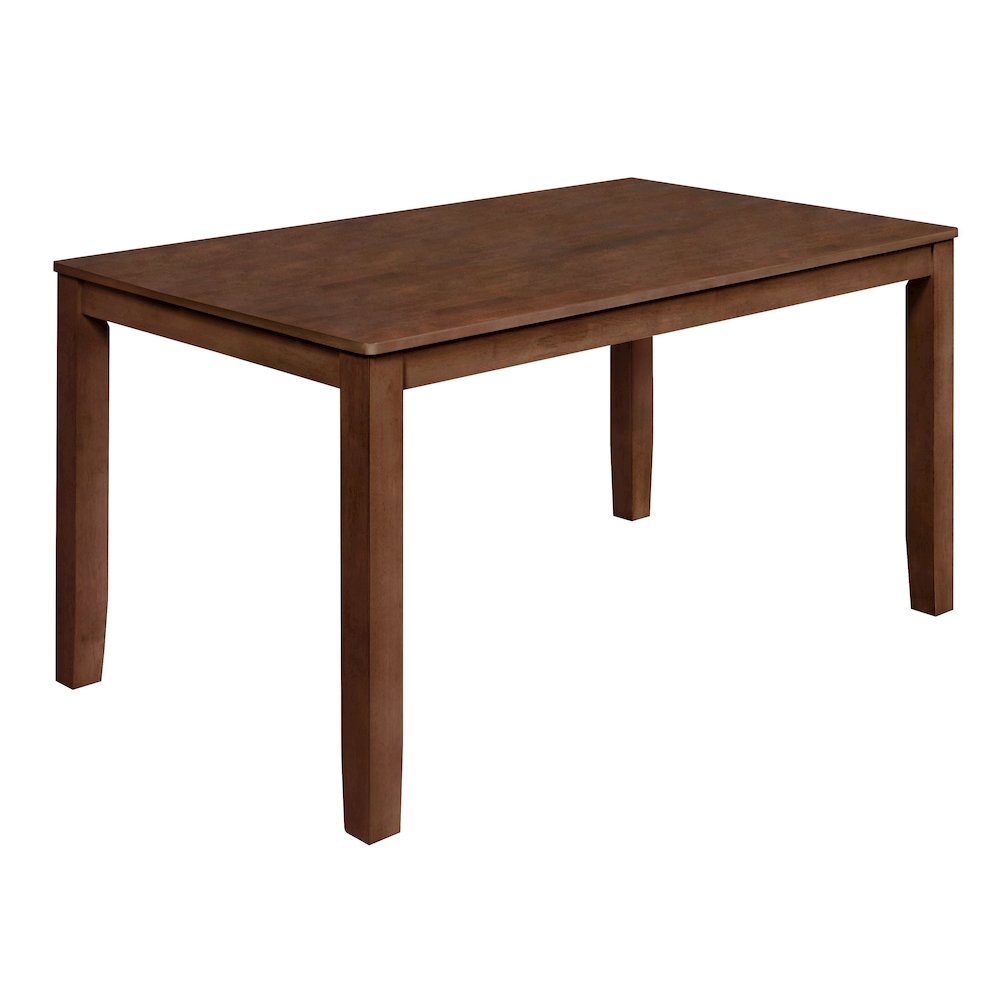 Pascal 5-Piece Rectangle Wood Dining Set in Walnut. Picture 8