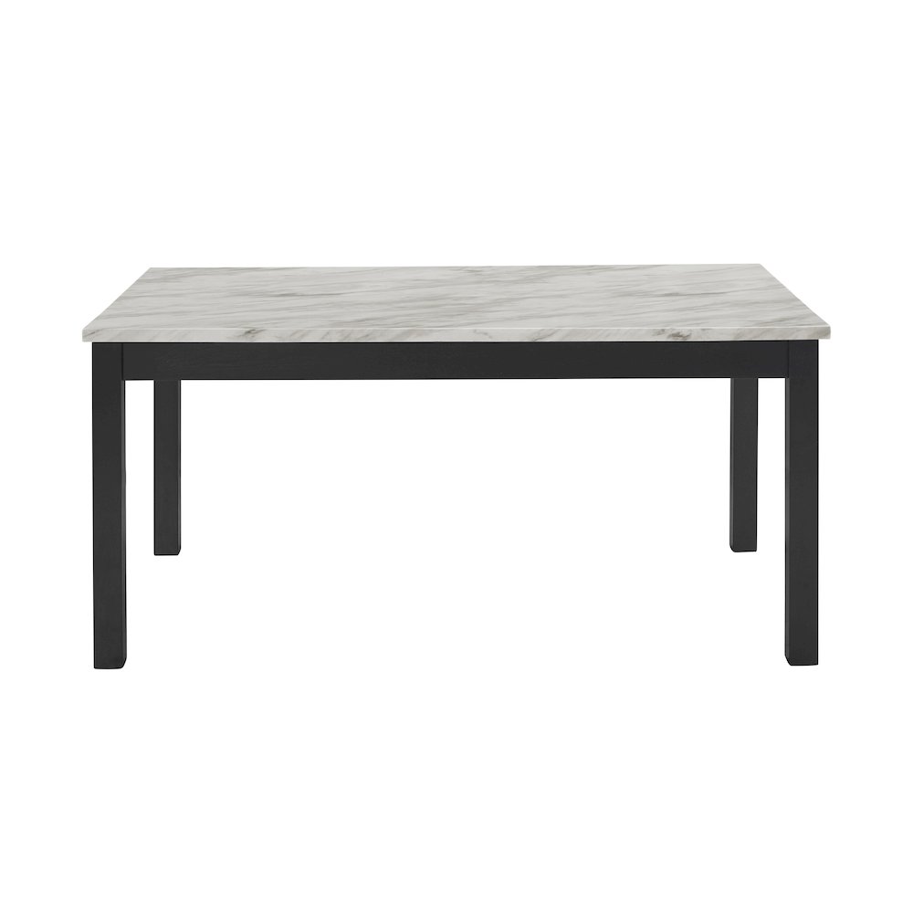 Celeste 5-Piece Wood Dining Table Set in Gray. Picture 4