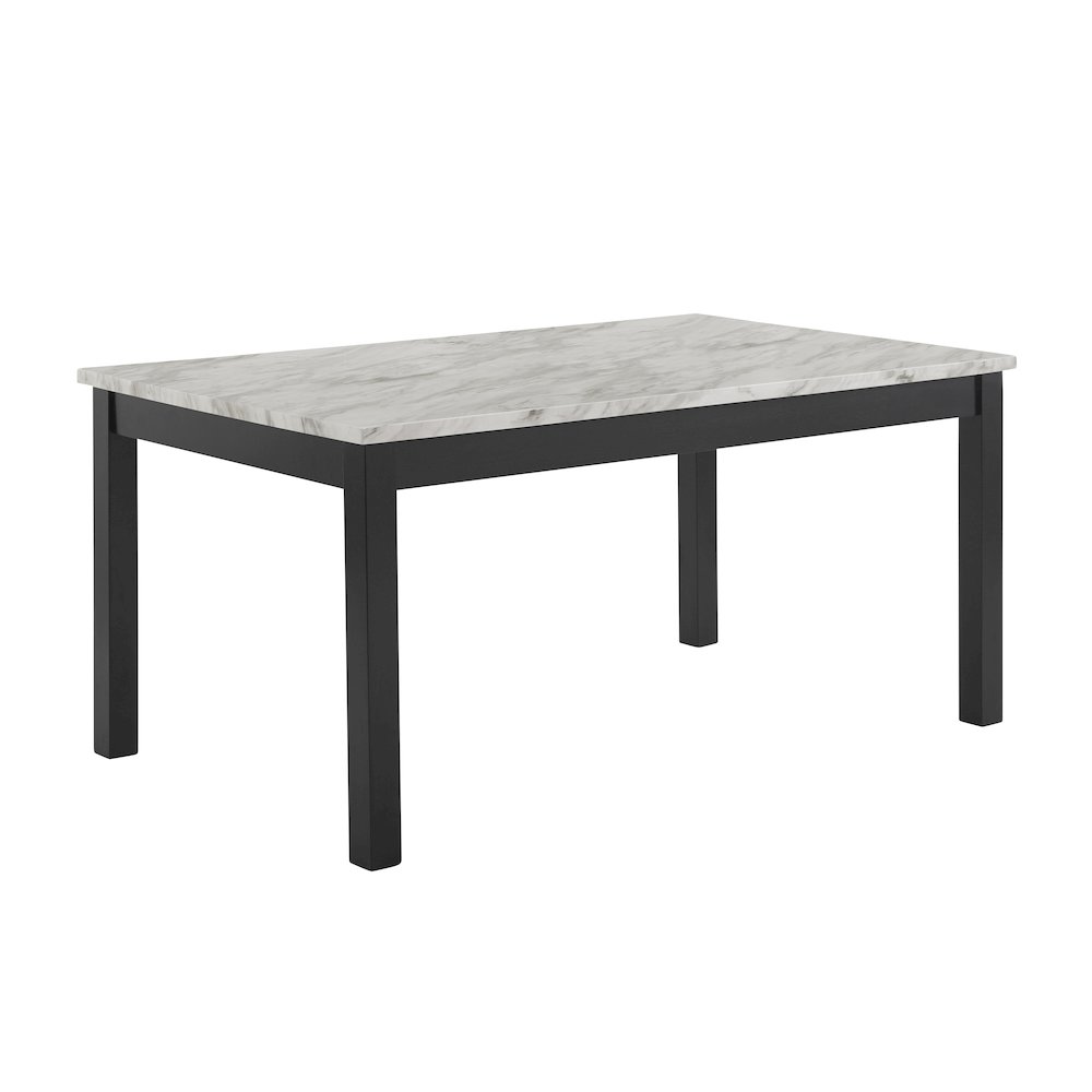 Celeste 5-Piece Wood Dining Table Set in Gray. Picture 5