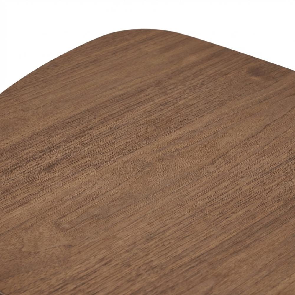 Solid Wood Corner Dining Table – Small Mid Century Modern Table in Walnut. Picture 5