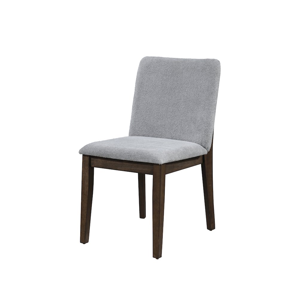 Kody Fabric Upholstered Dining Chair in Gray (Set of 2). Picture 2
