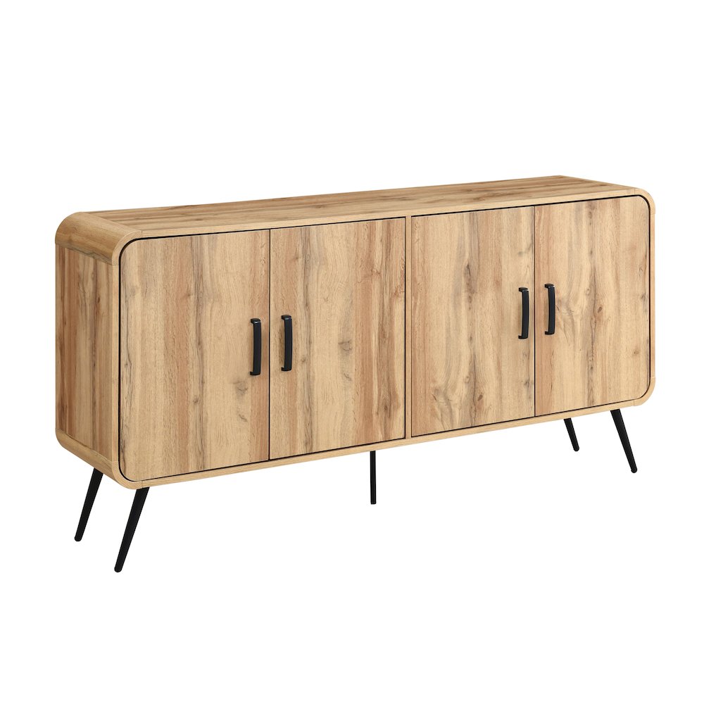 Rowan Wood Sideboard/TV Console in Natural/Beige. Picture 1