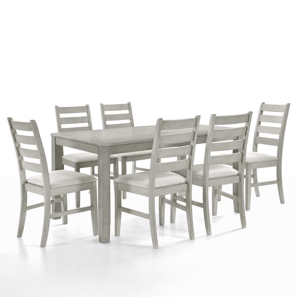 Furniture Pascal Wood Dining Chair in Driftwood (Set of 2). Picture 9