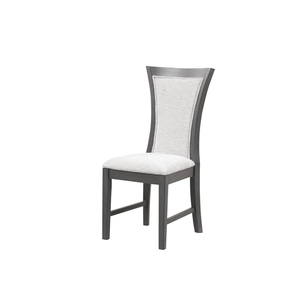 Flair  60" Dining Table & 4 Chairs (5 Pc Set)-Gray. Picture 6