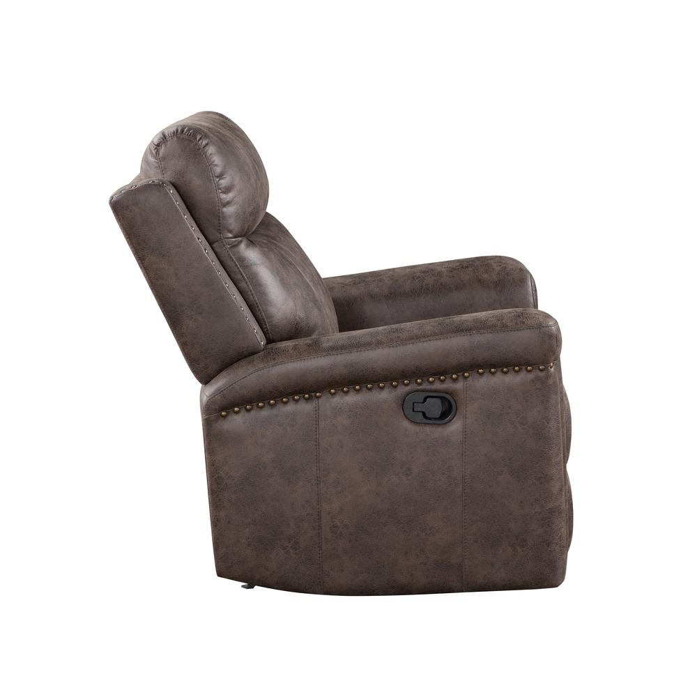 Quade Glider Recliner-Mocha. Picture 3