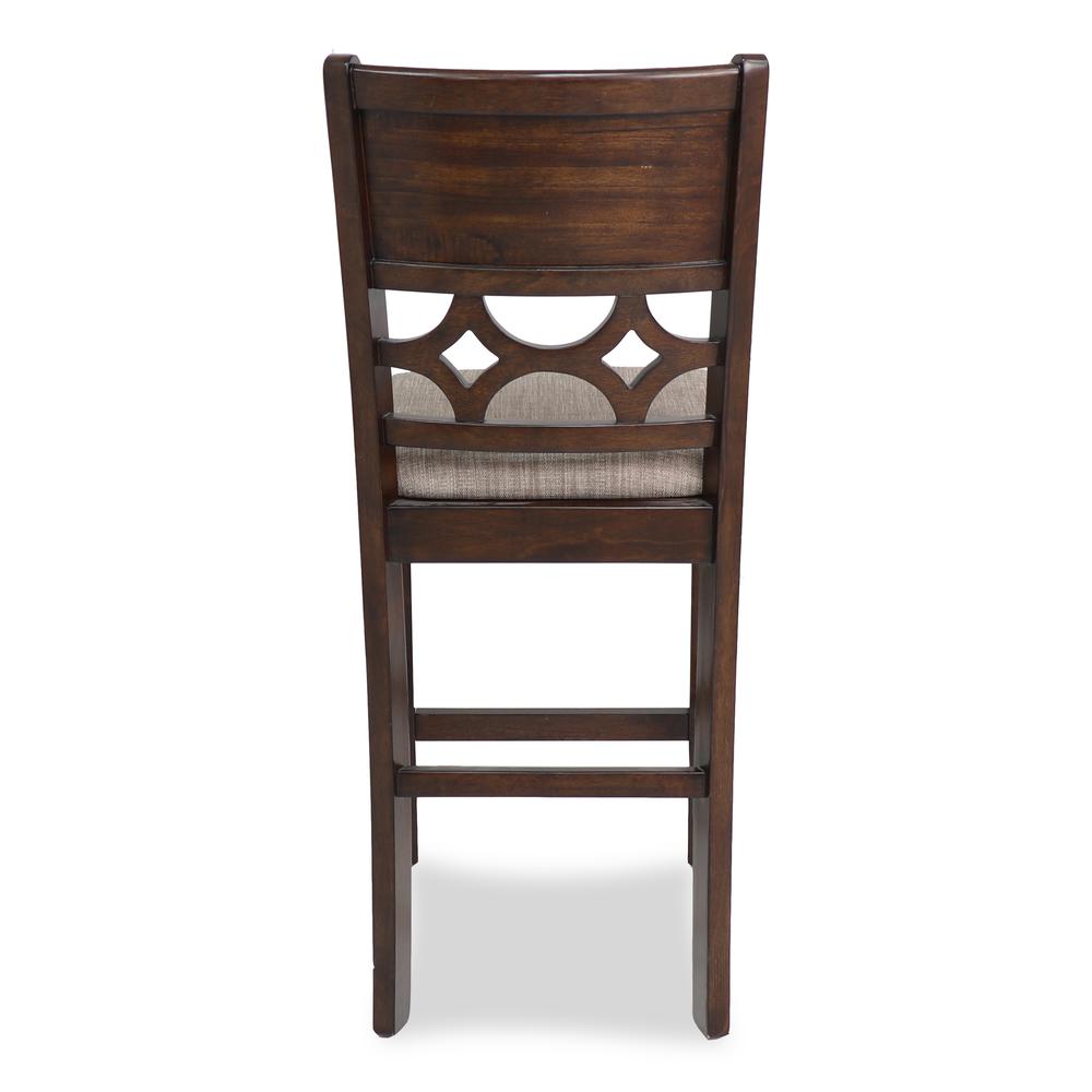 Furniture Mitchell 5-Piece Transitional Wood Counter Set in Cherry. Picture 9