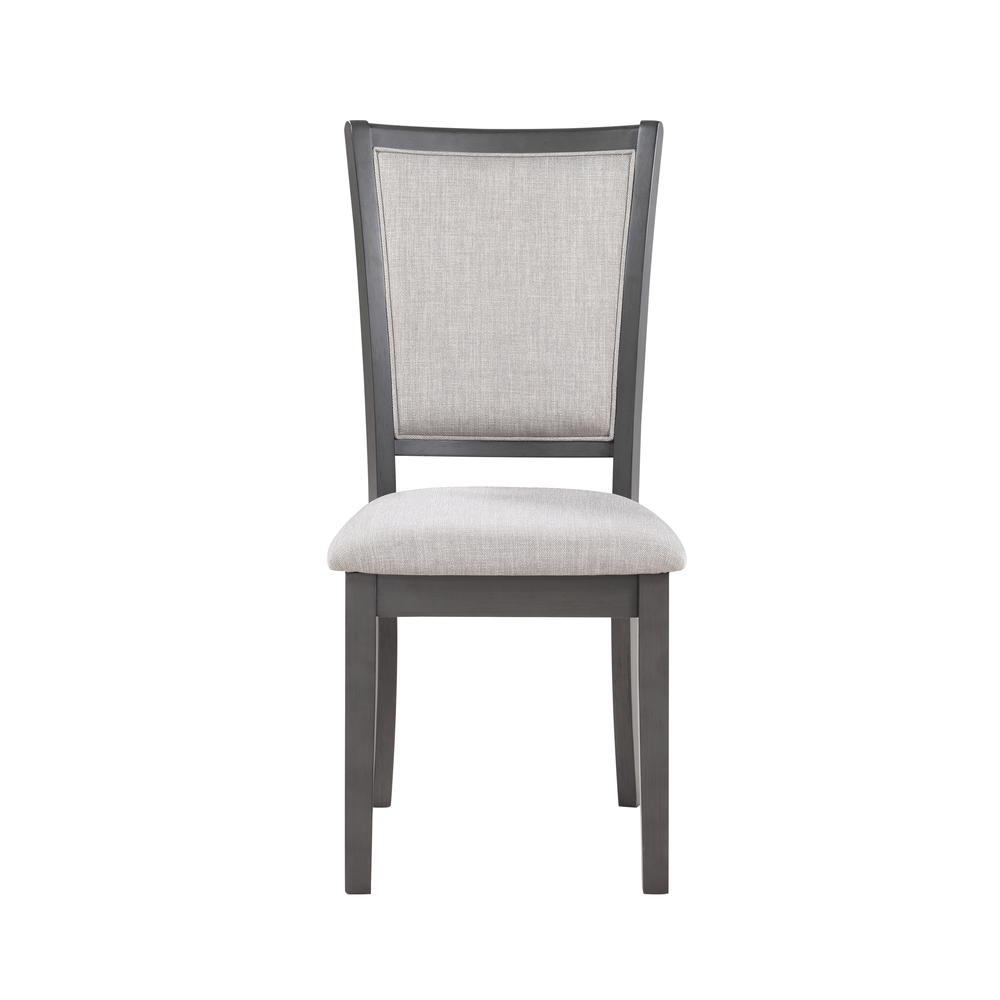 Furniture Amy 5-Piece Contemporary Wood Dining Set in Gray. Picture 8