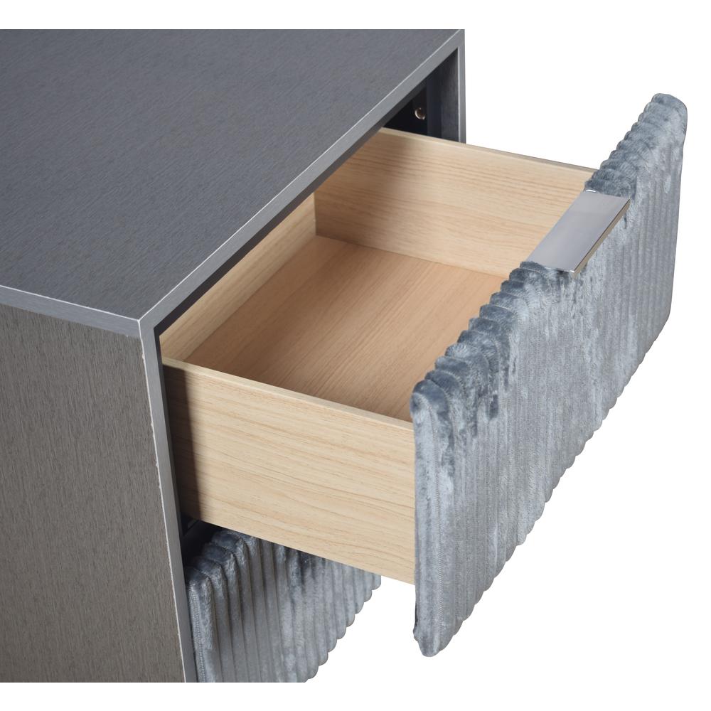 Kailani Nightstand- Gray. Picture 6