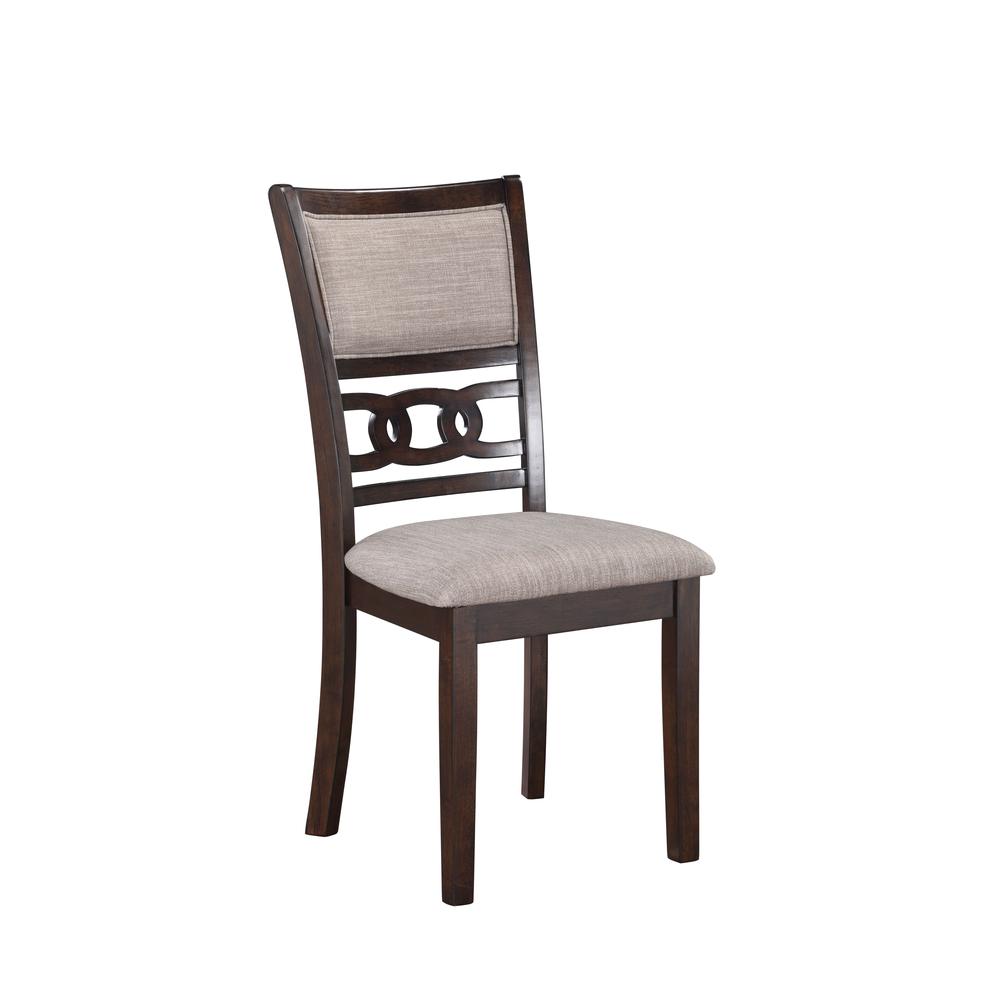 Gia 5-Piece 60" Wood Rectangular Dining Set with 4 Chairs in Cherry. Picture 13