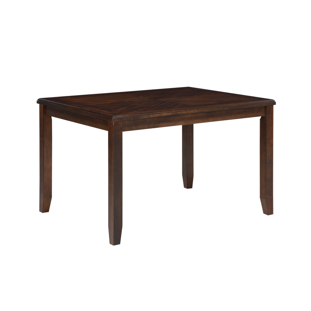 Gia 5-Piece 48" Wood Rectangular Dining Set with 4 Chairs in Cherry. Picture 6
