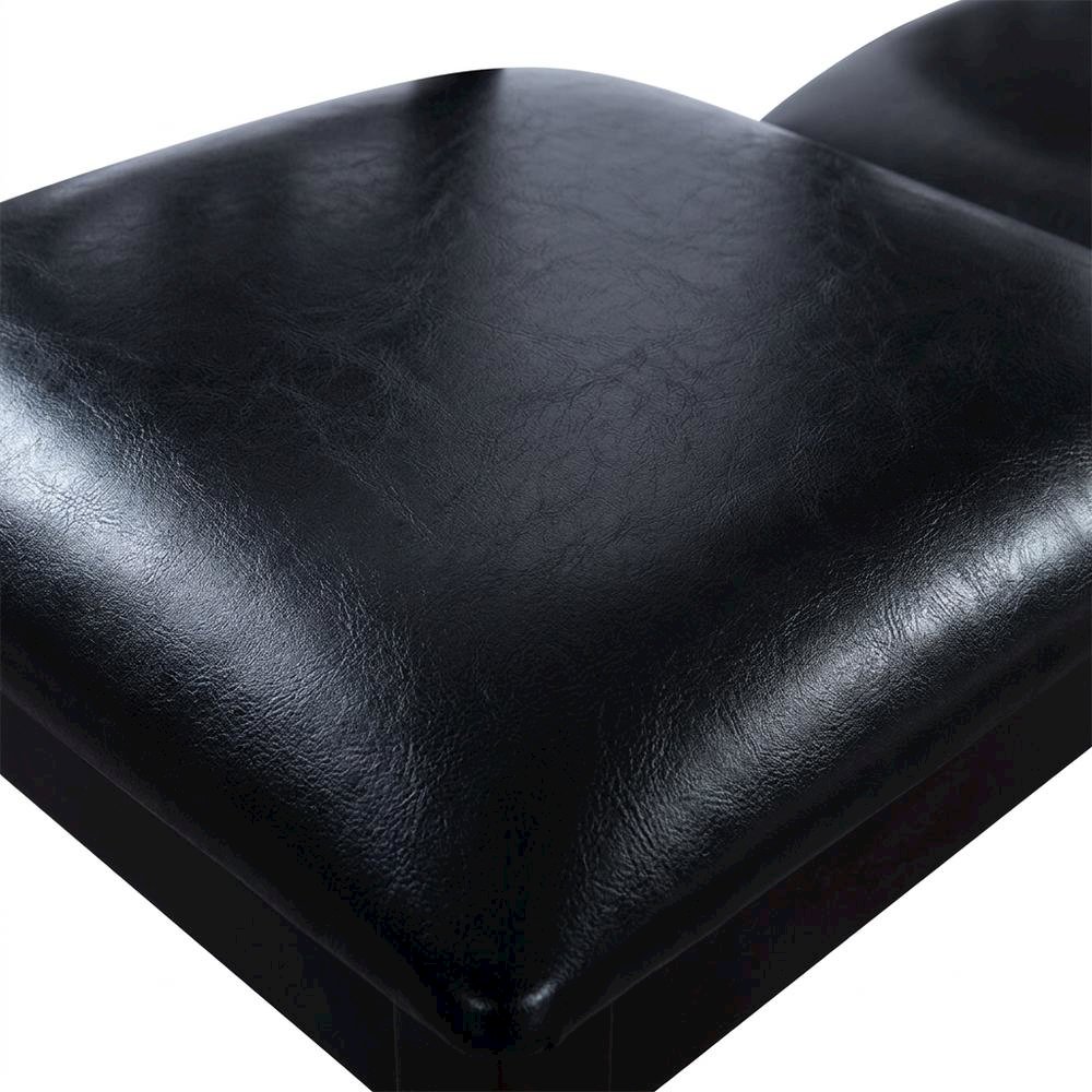 Solid Wood Upholstered Dining Chairs, Ebony, Set of 6. Picture 7