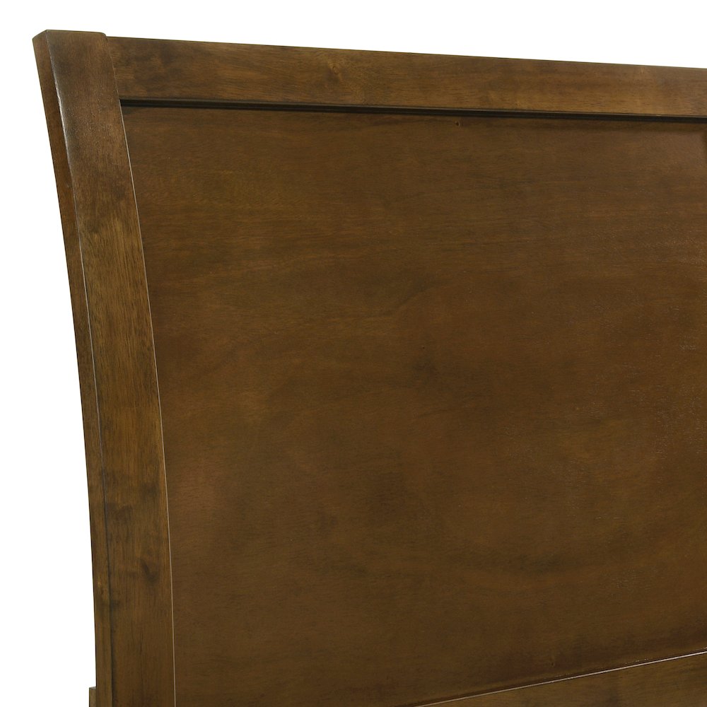 Ballard Wood California King Panel Bed in Walnut Brown. Picture 4