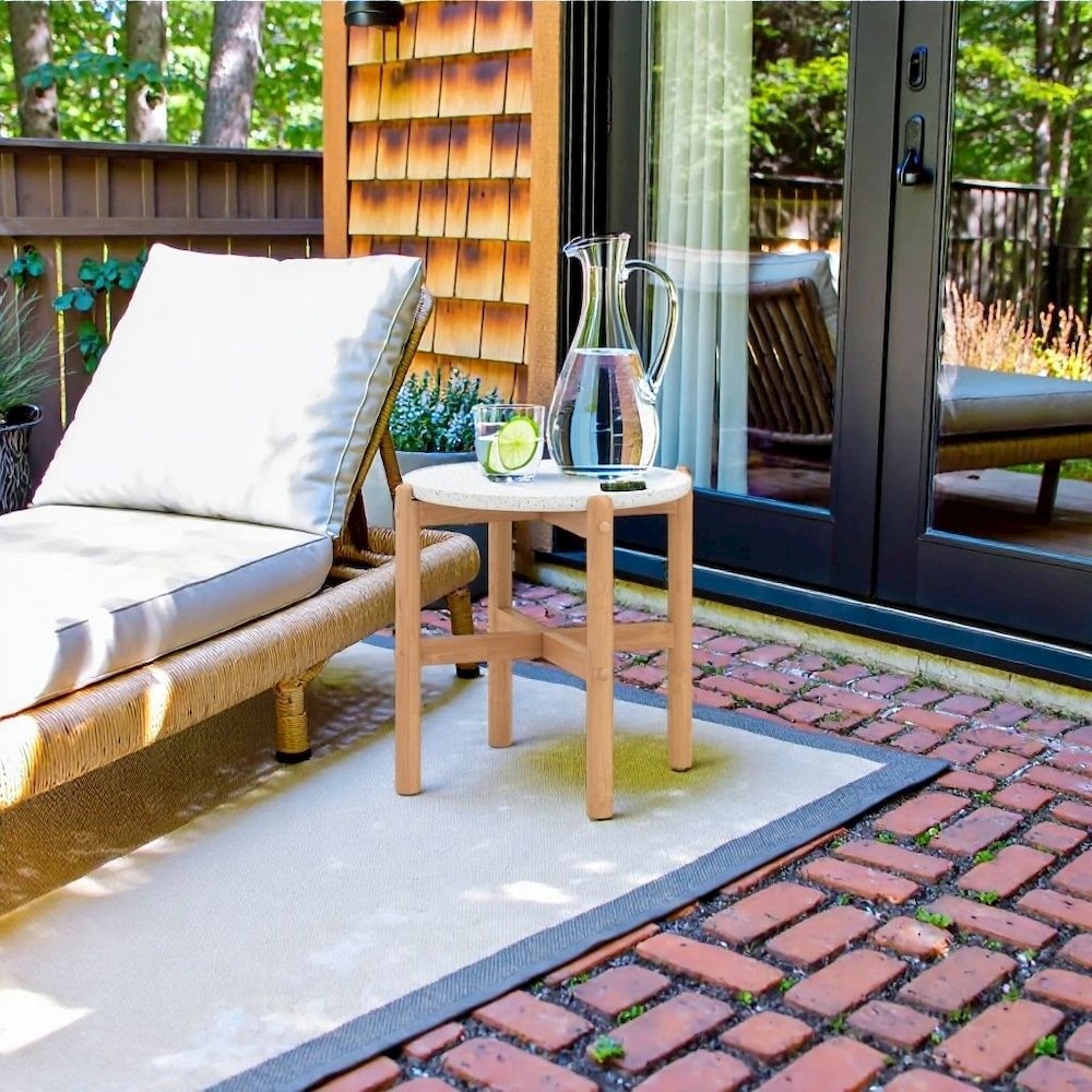 Outdoor Side Table, Small Patio Table for Outside or Porch Use. Picture 2