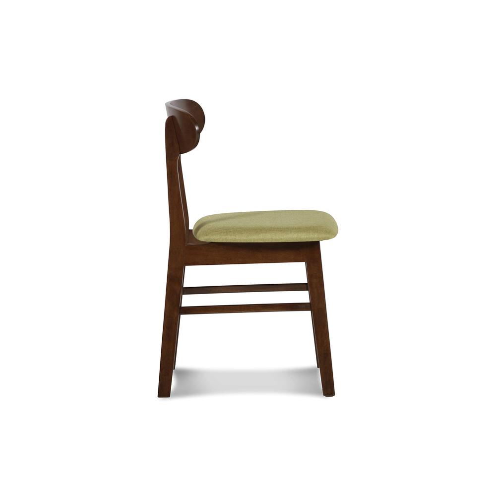 Morocco Green Solid Wood Dining Chair (Set of 6). Picture 4