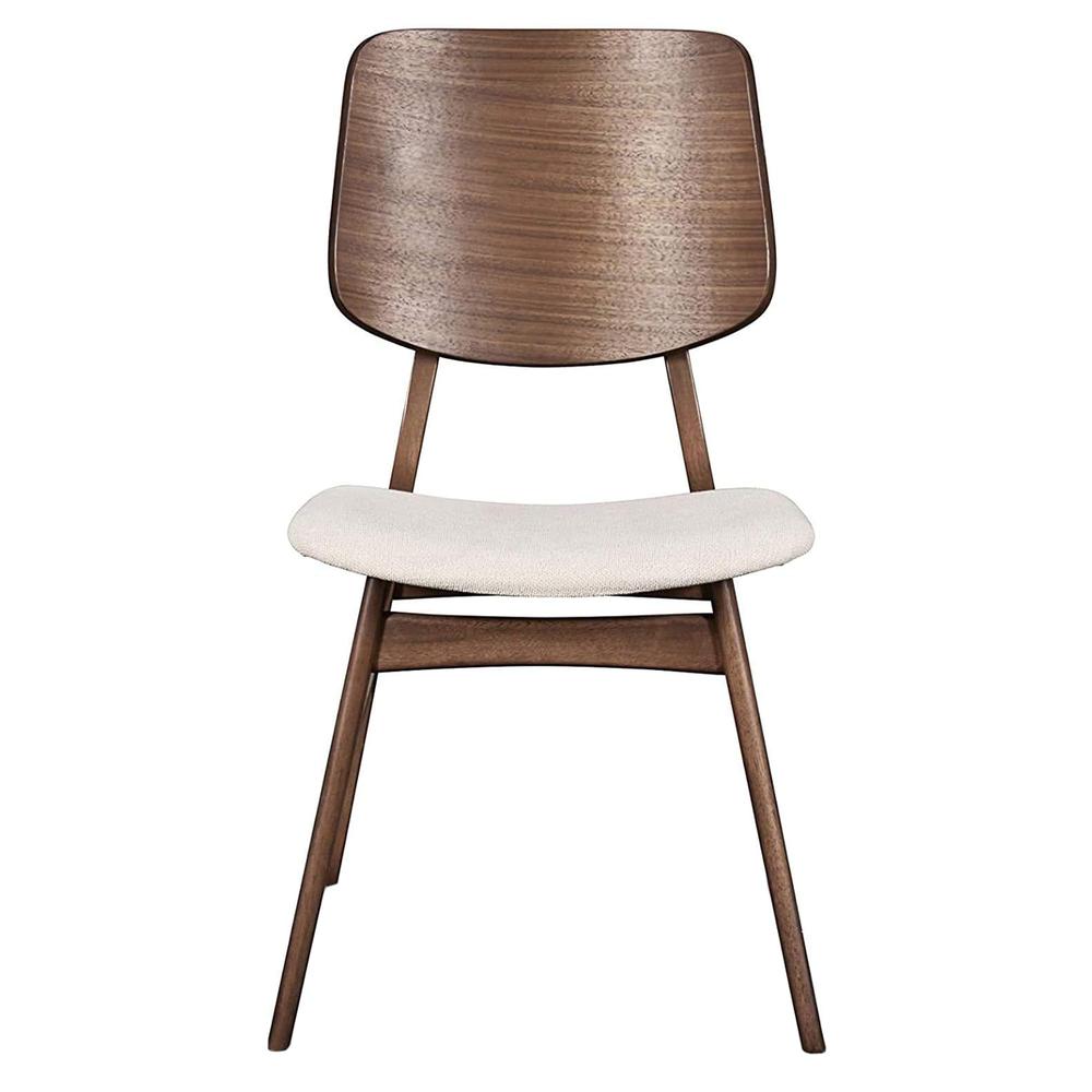 Oscar Walnut Solid Wood Dining Chair (Set of 4). Picture 3