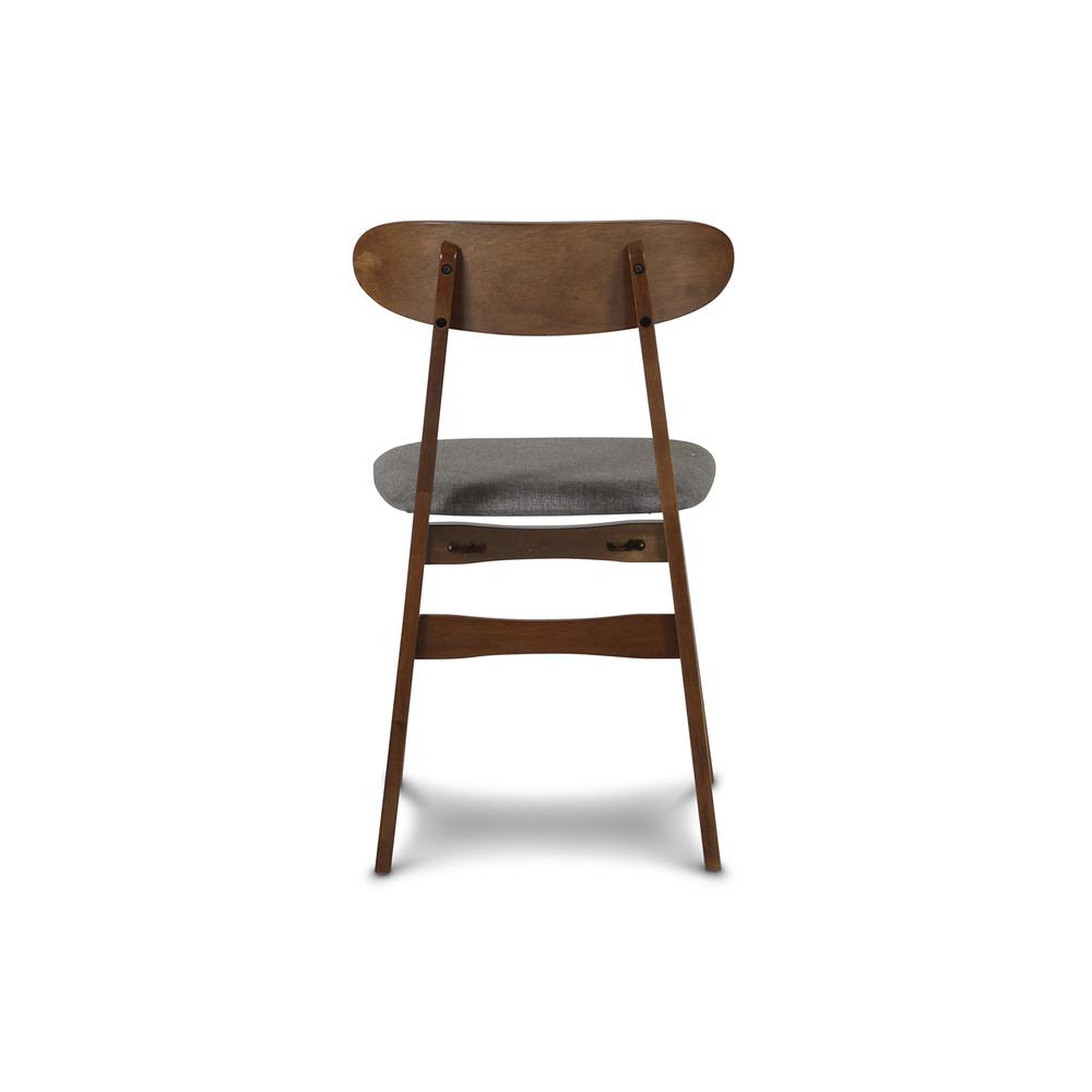 Morocco Dark Gray Solid Wood Dining Chair (Set of 6). Picture 5